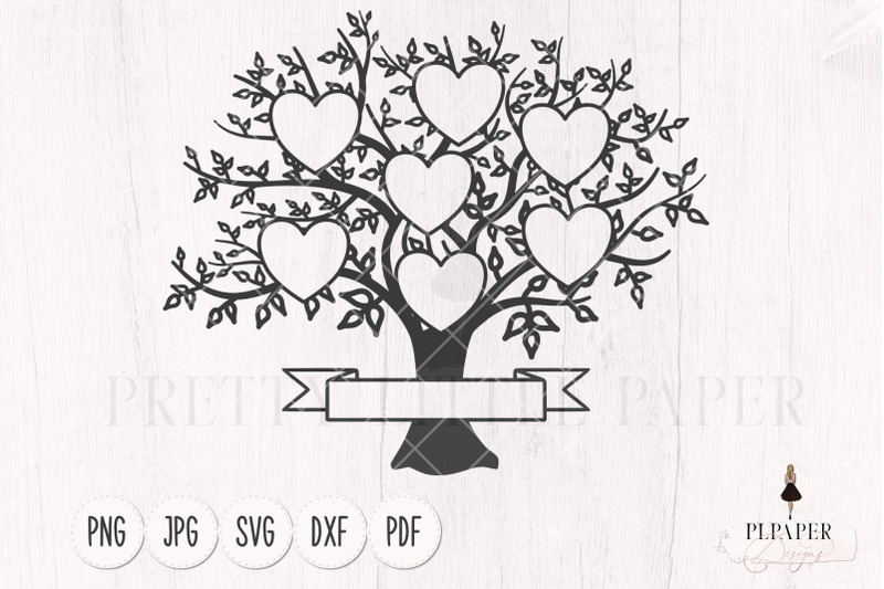 Family tree svg 7 members, svg family tree, family reunion svg By ...