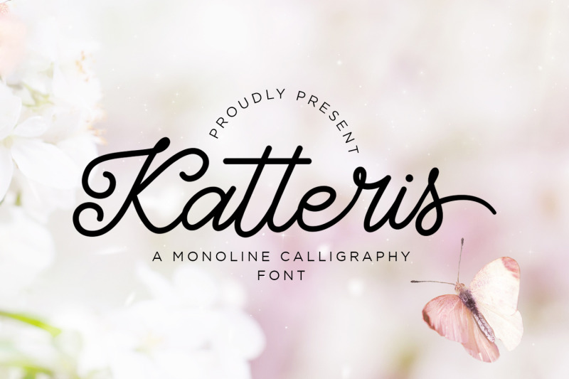 katteris-monoline-calligraphy-font