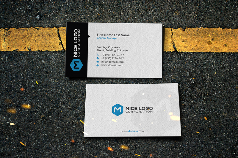m-hexagon-business-card