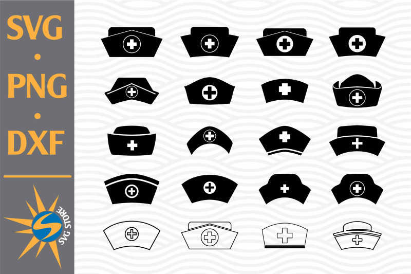 nurse-hat-svg-png-dxf-digital-files-include