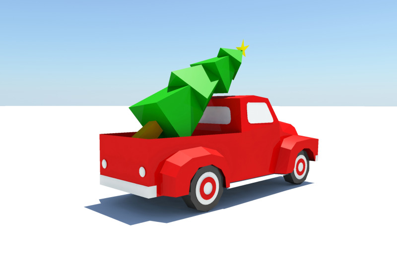 diy-christmas-truck-3d-papercraft