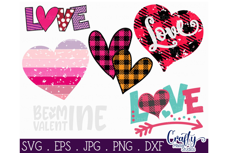 Valentine Svg Bundle, Valentine Shirt Svg By Crafty Mama Studios