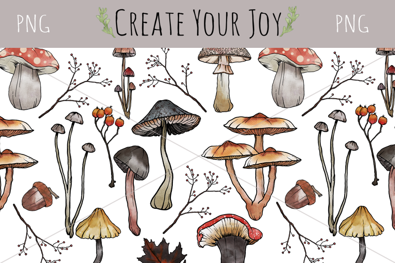 watercolor-mushroom-bundle-png