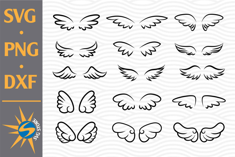 wing-svg-wing-monogram-wing-clipart-wing-svg-files-wing-cut-files