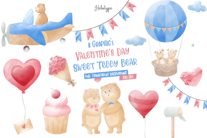 valentines-day-sweet-teddy-bear-clipart