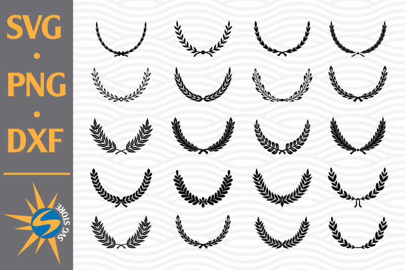 laurel-wreath-svg-png-dxf-digital-files-include