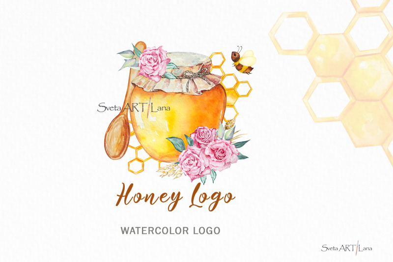 honey-bee-premade-logo-bumble-bees