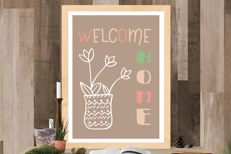 house-plants-white-hand-drawn-cactus-hanging-indoor-flower-pot