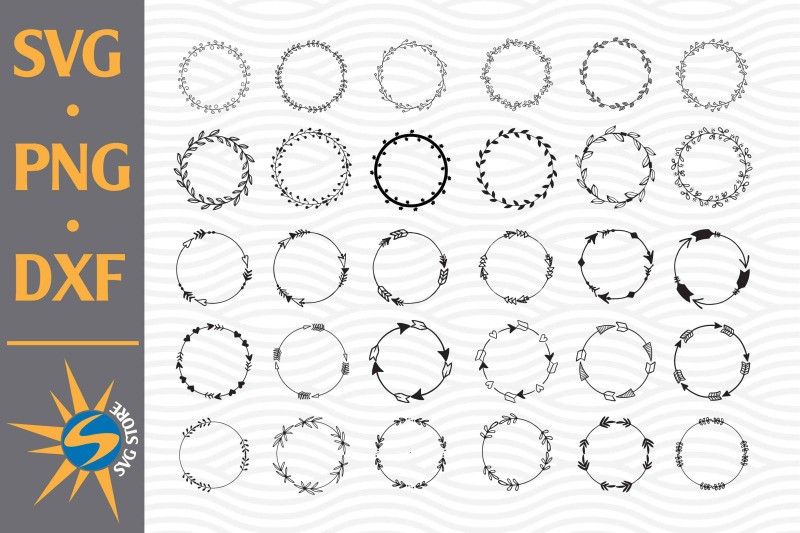 circle-arrow-svg-png-dxf-digital-files-include