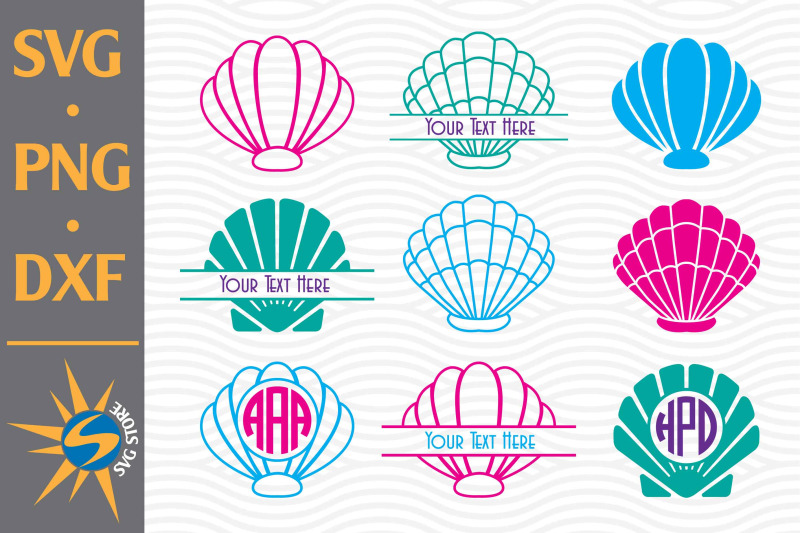 shell-monogram-svg-png-dxf-digital-files-include