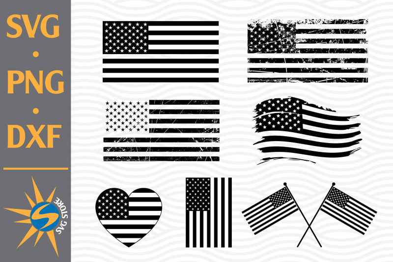 us-flag-silhouette-svg-png-dxf-digital-files-include