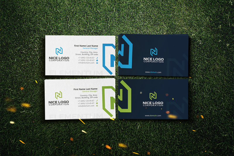 n-letter-business-card