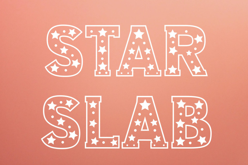 star-slab-font