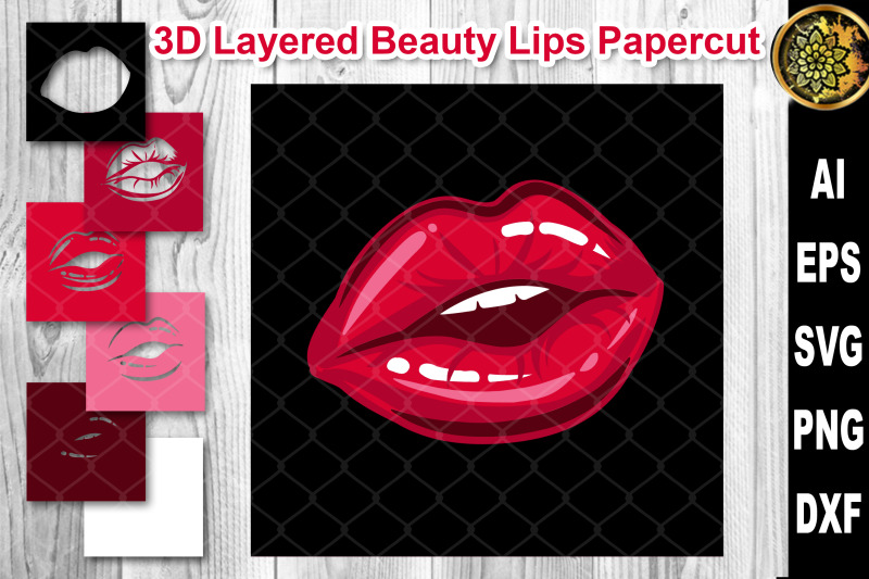 3d-layered-papercut-woman-lips-clipart-1
