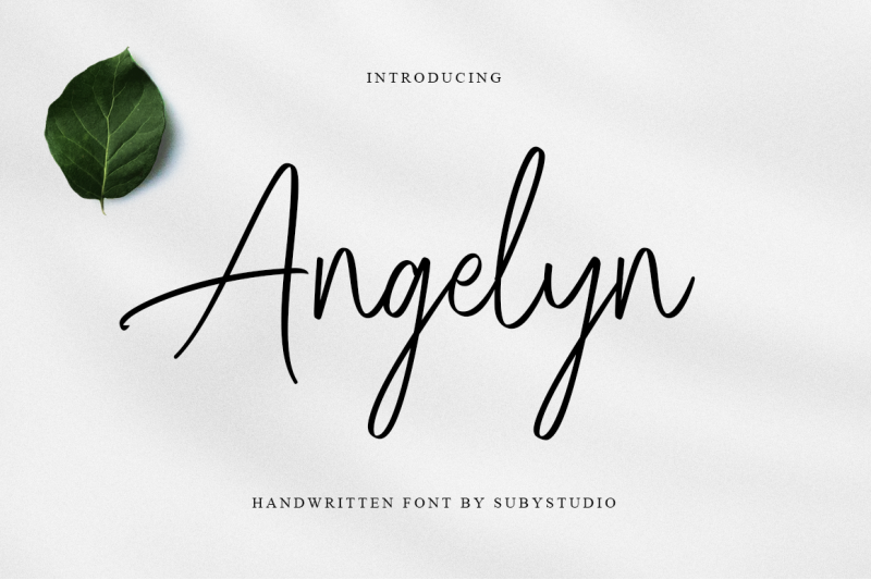 angelyn-handwritten-font