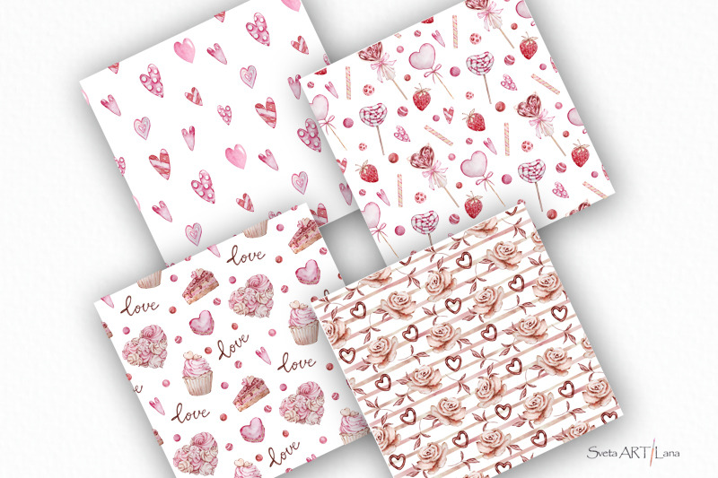 watercolor-valentines-digital-papers-seamless-pattern