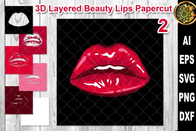 3d-layered-papercut-woman-lips-clipart-2