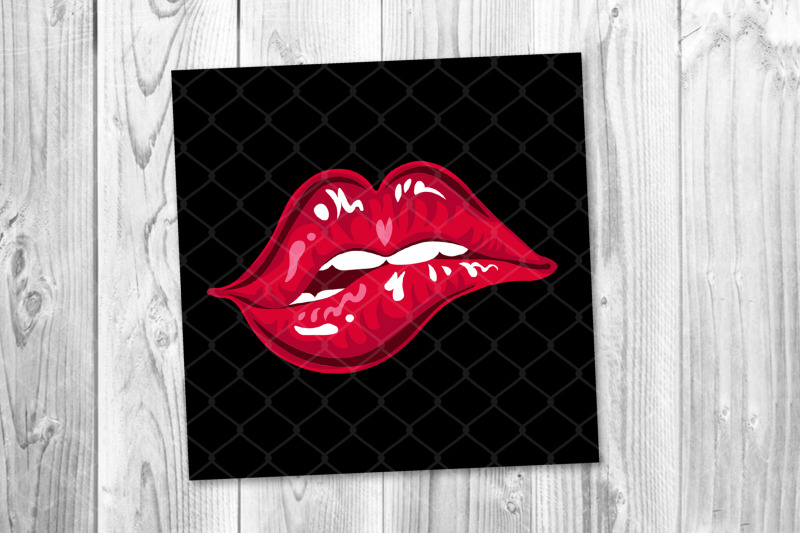 3d-layered-papercut-woman-lips-clipart-4