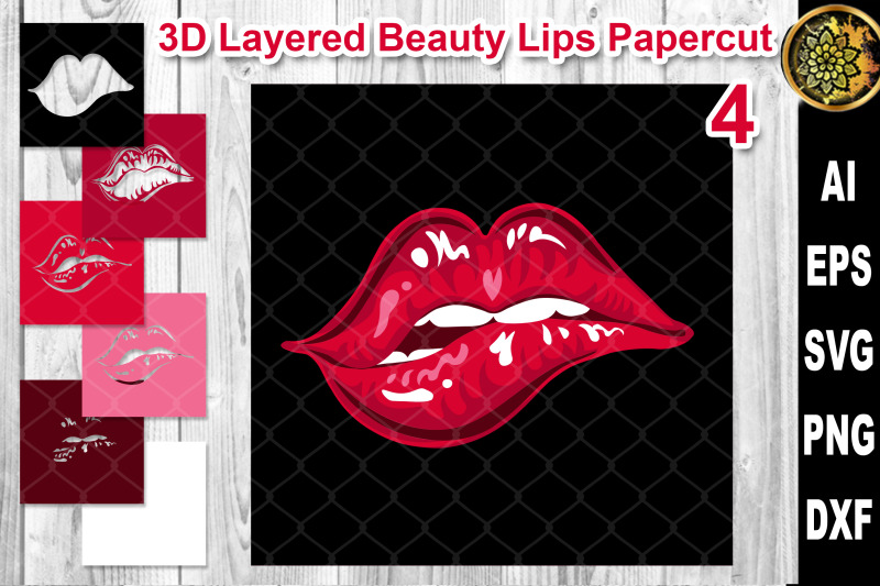 3d-layered-papercut-woman-lips-clipart-4