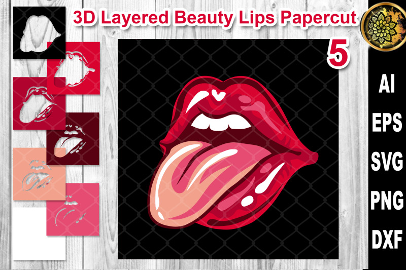 3d-layered-papercut-woman-lips-clipart-5