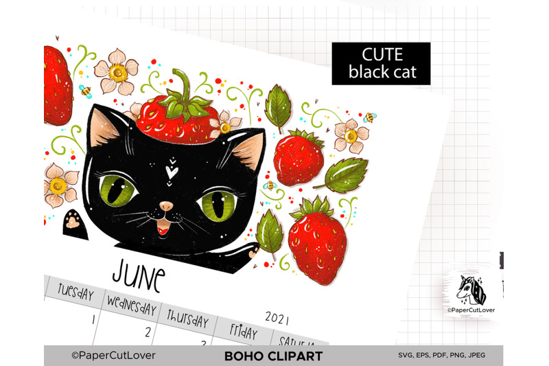 2021-calendar-printable-pdf-monthly-planner-with-black-cat