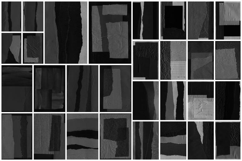 black-paper-collage-textures
