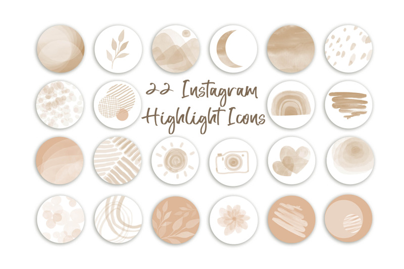 neutral-abstract-watercolor-highlight-icons-modern-instagram-covers