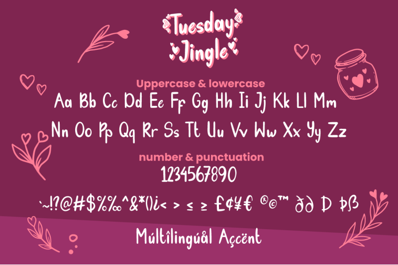 tuesday-jingle-lovely-font