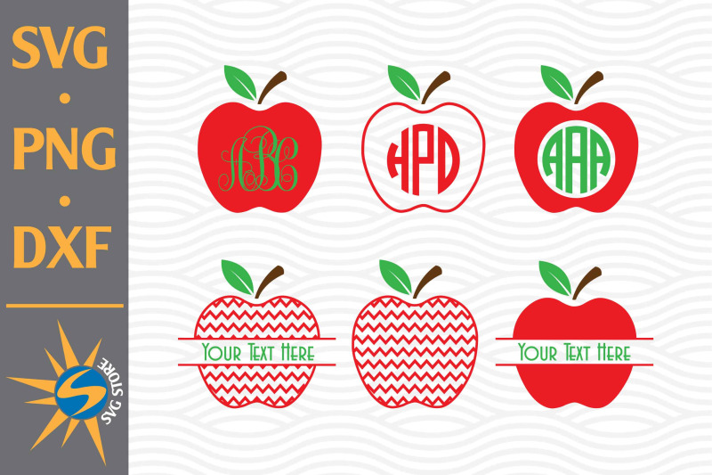 apple-monogram-svg-png-dxf-digital-files-include