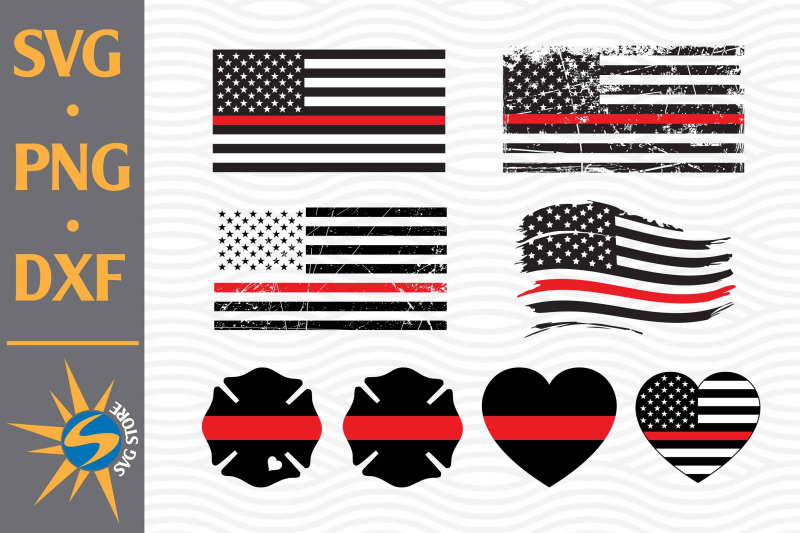 firefighter-nbsp-thin-red-nbsp-line-svg-png-dxf-digital-files-include