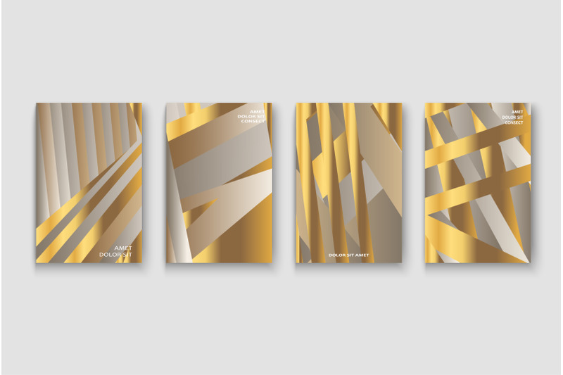 luxurious-and-rich-cover-vector-illustration-set-golden-foil-and-gold