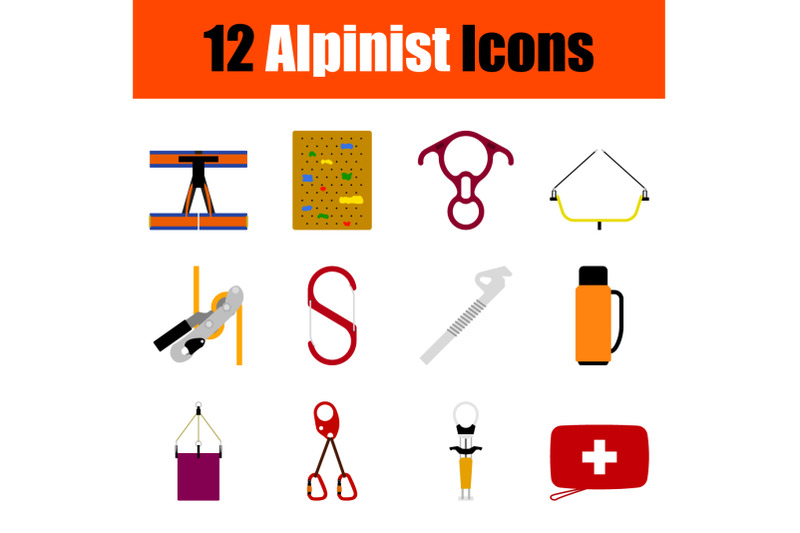 alpinist-icon-set