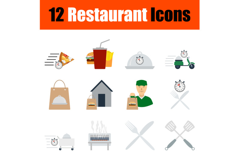 restaurant-icon-set