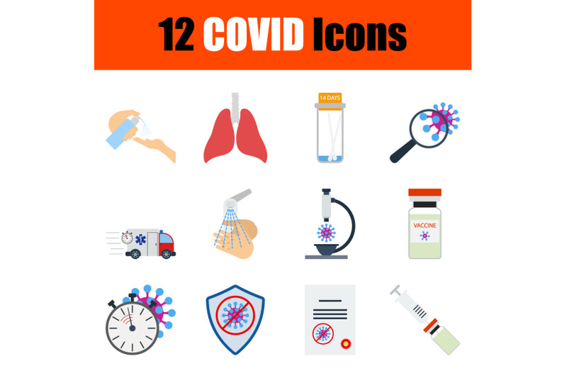 covid-icon-set