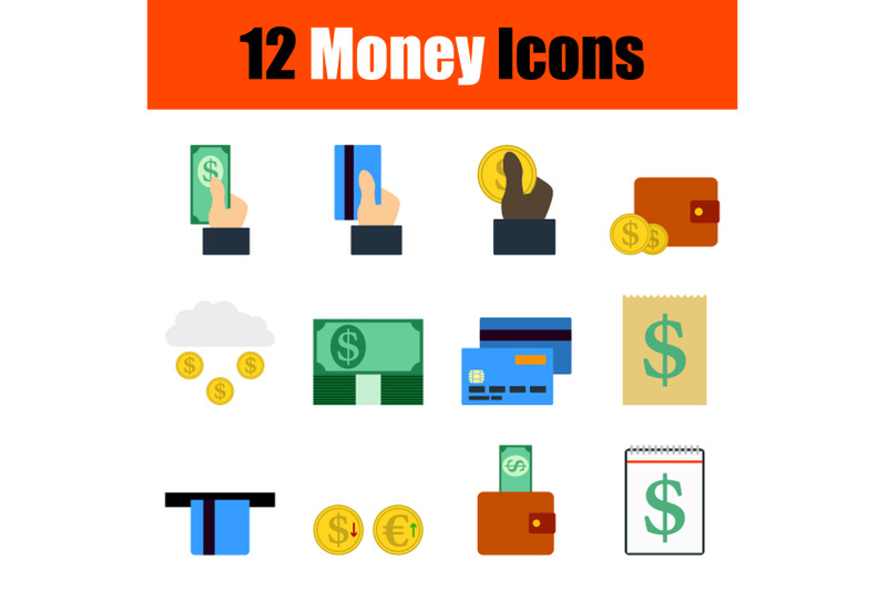 money-icon-set