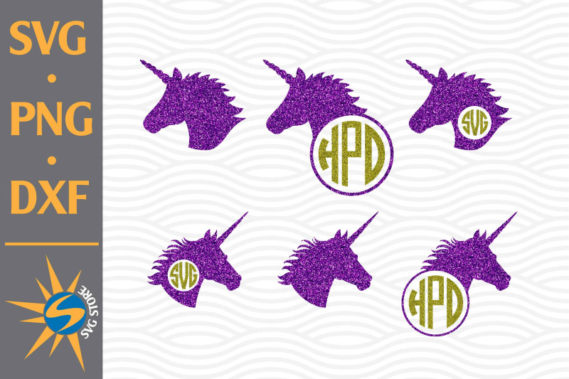 unicorn-head-monogram-svg-png-dxf-digital-files-include