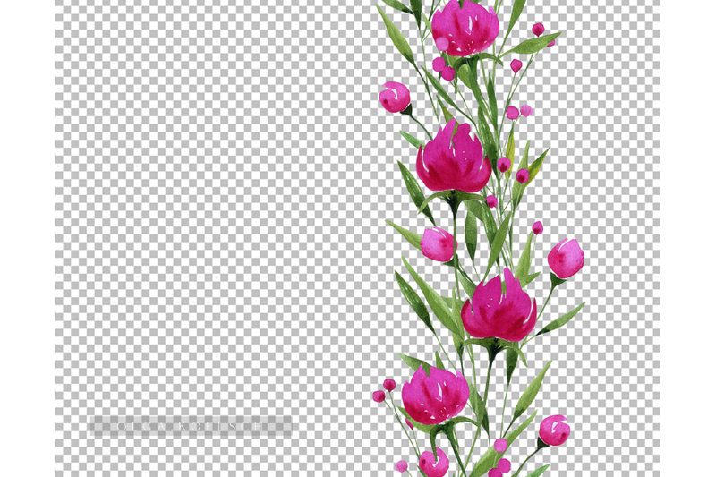 watercolor-pink-floral-clipart-rose-floral-hearts-floral-frames