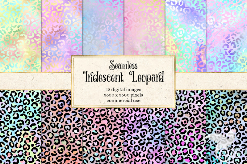 iridescent-leopard-digital-paper