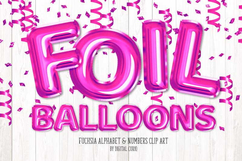 fuchsia-foil-balloon-alphabet-clipart
