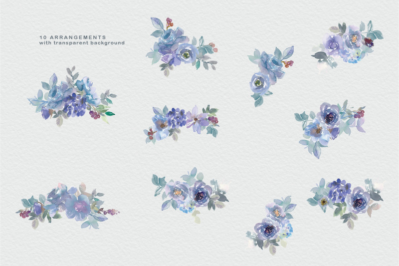 soft-florals-clipart-and-frame-collection