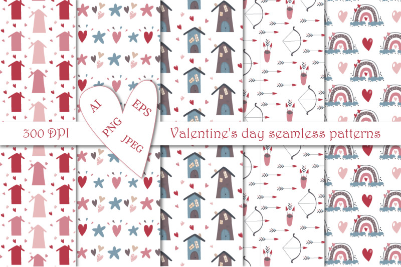 valentine-039-s-day-digital-paper-seamless-patterns-love-digital-paper
