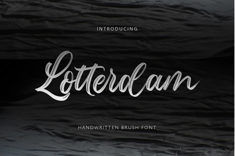 lotterdam-brush-font