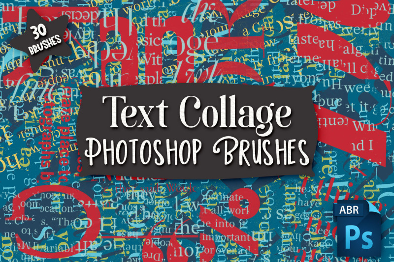 text-collage-photoshop-brushes