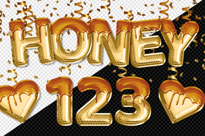 honey-foil-balloon-alphabet-clipart