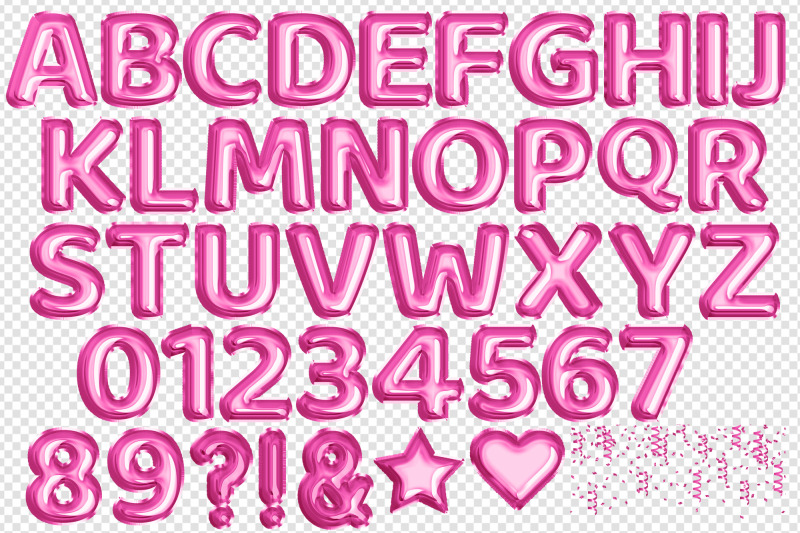 hot-pink-foil-balloon-alphabet-clipart