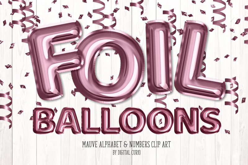 mauve-foil-balloon-alphabet-clipart