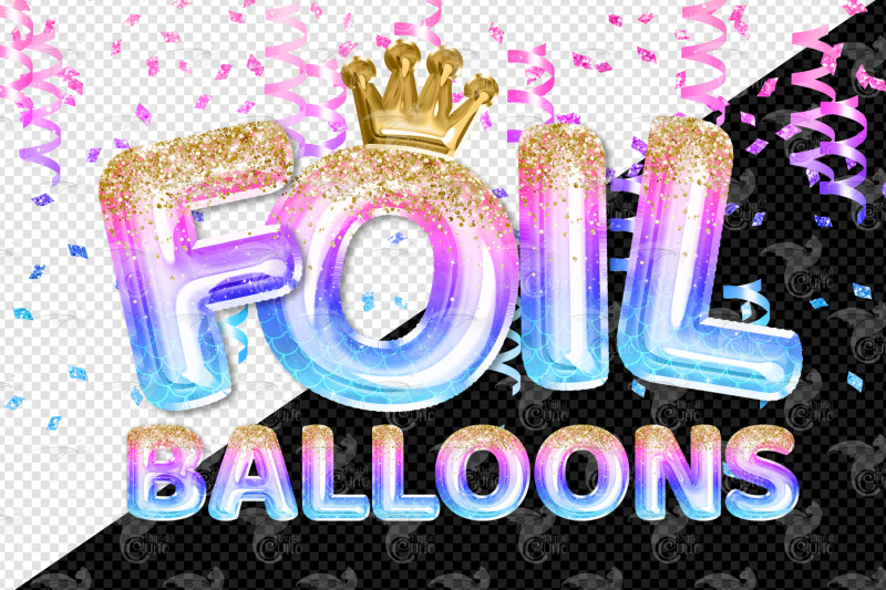 mermaid-princess-foil-balloon-alphabet-clipart