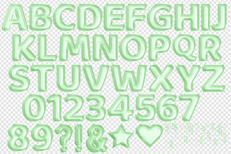 mint-foil-balloon-alphabet-clipart