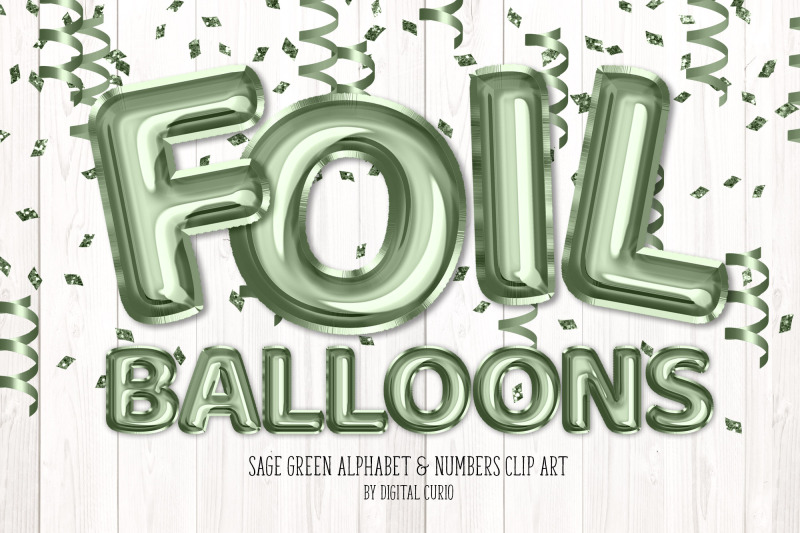 sage-green-foil-balloon-alphabet-clipart