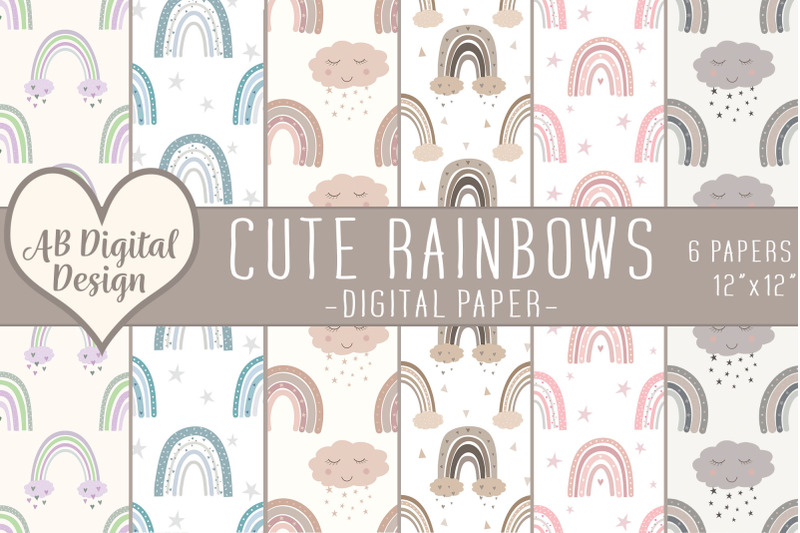 boho-rainbow-digital-paper-background-baby-shower-cute-rainbows